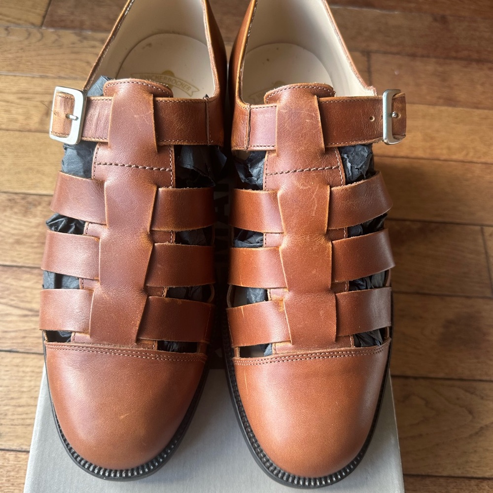 Kleman Knickerbocker Dimori Oak Fisherman Sandals size 43 or US10 made in France
